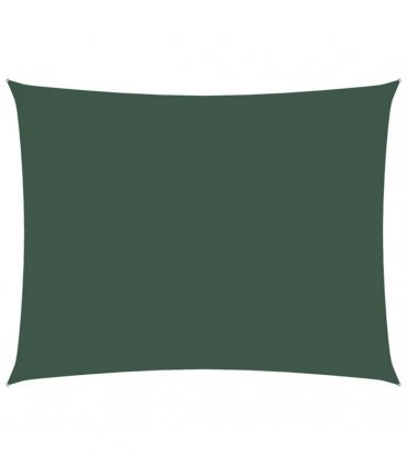 vidaXL Sunshade Sail Oxford Fabric Rectangular 4x5 m Dark Green