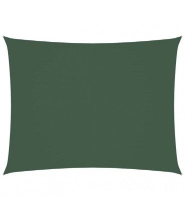 vidaXL Sunshade Sail Oxford Fabric Rectangular 4x6 m Dark Green