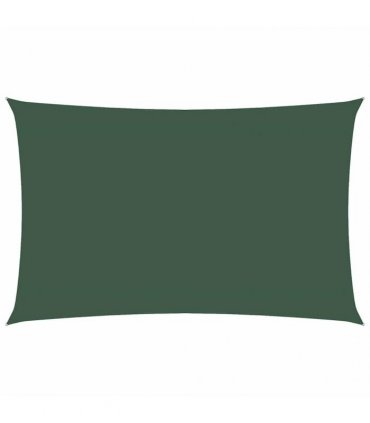 vidaXL Sunshade Sail Oxford Fabric Rectangular 4x7 m Dark Green