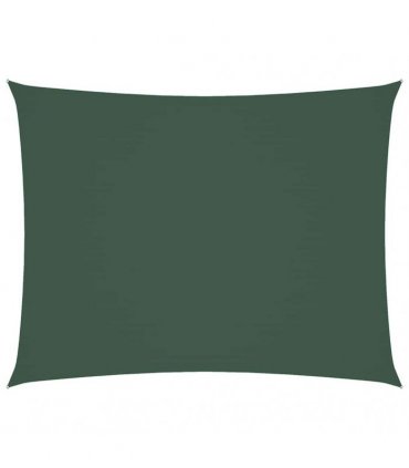 vidaXL Sunshade Sail Oxford Fabric Rectangular 5x6 m Dark Green