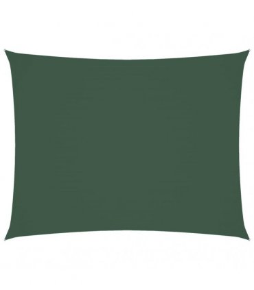 vidaXL Sunshade Sail Oxford Fabric Rectangular 5x7 m Dark Green