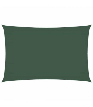 vidaXL Sunshade Sail Oxford Fabric Rectangular 5x8 m Dark Green