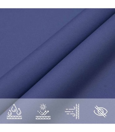 vidaXL Sunshade Sail Oxford Fabric Rectangular 2x4 m Blue