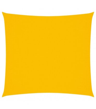 vidaXL Sunshade Sail Oxford Fabric Square 2x2 m Yellow