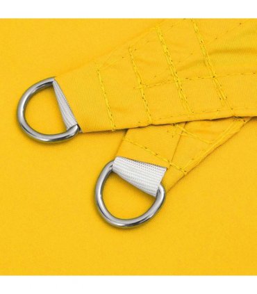 vidaXL Sunshade Sail Oxford Fabric Square 7x7 m Yellow