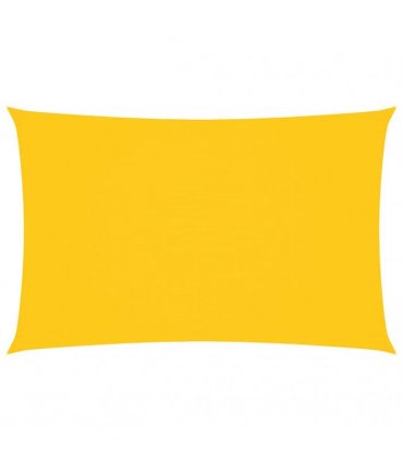 vidaXL Sunshade Sail Oxford Fabric Rectangular 2x5 m Yellow