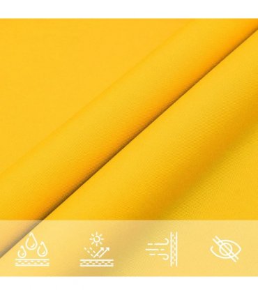 vidaXL Sunshade Sail Oxford Fabric Rectangular 2.5x3.5 m Yellow