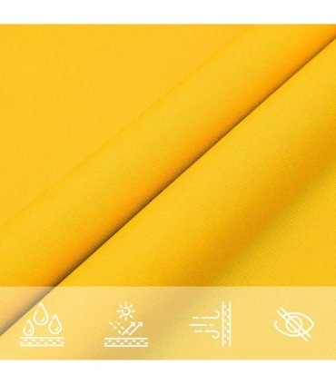 vidaXL Sunshade Sail Oxford Fabric Rectangular 2.5x4.5 m Yellow