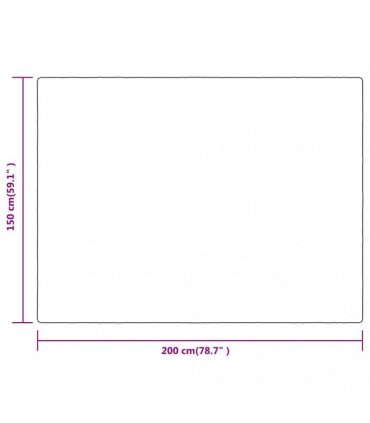 vidaXL Blanket Desert Mist 150x200 cm Polyester