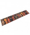 vidaXL Kitchen Rug Washable Spoon & Spices 60x300 cm Velvet
