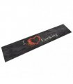 vidaXL Kitchen Rug Washable Cooking Black 60x300 cm Velvet