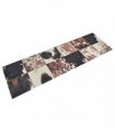 vidaXL Kitchen Rug Washable Animal Skin 60x180 cm Velvet