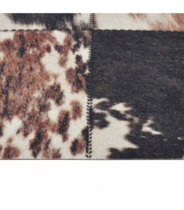 vidaXL Kitchen Rug Washable Animal Skin 60x180 cm Velvet