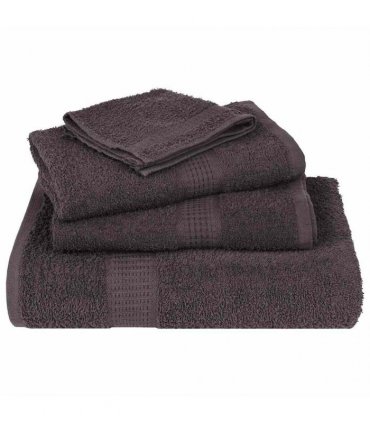 vidaXL Hand Towels FROGN 50 pcs Anthracite 50 x 100 cm 360 100% Cotton