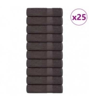 vidaXL Shower Towels FROGN 25 pcs Anthracite 70 x 140 cm 360