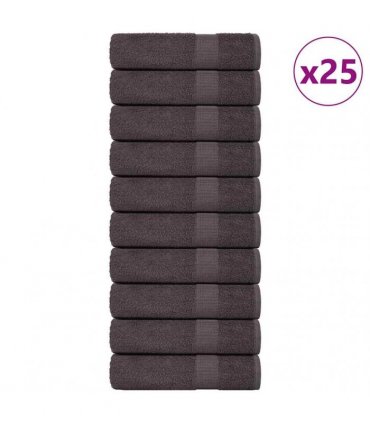 vidaXL Bath Towels FROGN 25 pcs Anthracite 100 x 150 cm 360