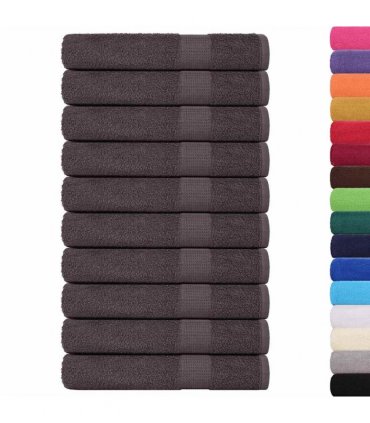 vidaXL Sauna Towels FROGN 25 pcs Anthracite 80 x 200 cm 360