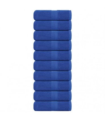 vidaXL Wash Towels FROGN 10 pcs Blue 30 x 30 cm 360 100% Cotton