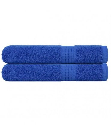 vidaXL Sauna Towels FROGN 2 pcs Blue 80 x 200 cm 360 100% Cotton