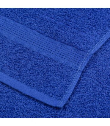 vidaXL Sauna Towels FROGN 2 pcs Blue 80 x 200 cm 360 100% Cotton