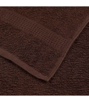 vidaXL Guest Towels FROGN 10 pcs Brown 30 x 50 cm 360 100% Cotton