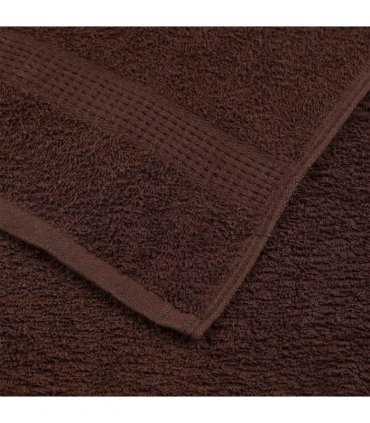 vidaXL Bath Towels FROGN 2 pcs Brown 100 x 150 cm 360 100% Cotton