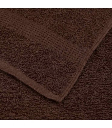 vidaXL Sauna Towels FROGN 10 pcs Brown 80 x 200 cm 360 100% Cotton