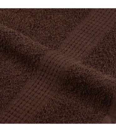 vidaXL Towels FROGN 10 pcs Brown 100 x 200 cm 360 100% Cotton