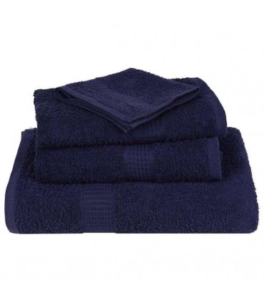 vidaXL Towels FROGN 4 pcs Navy Blue 100 x 200 cm 360 100% Cotton