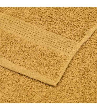 vidaXL Towels FROGN 4 pcs Gold 100 x 200 cm 360 100% Cotton
