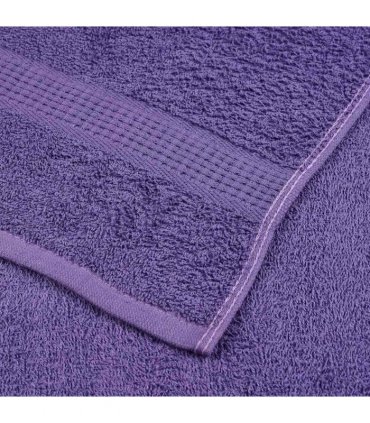 vidaXL Hand Towels "FROGN" 4 pcs Purple 50x100 cm 360 gsm