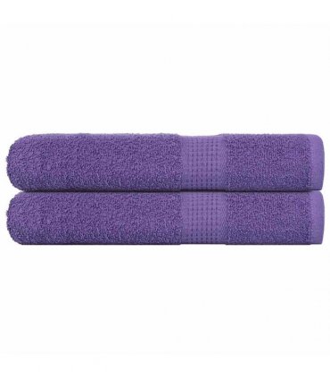 vidaXL Sauna Towels FROGN 2 pcs Purple 80 x 200 cm 360 100% Cotton