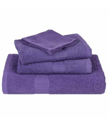 vidaXL Sauna Towels FROGN 2 pcs Purple 80 x 200 cm 360 100% Cotton