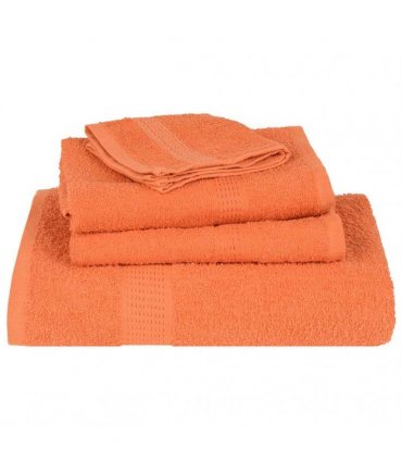 vidaXL Sauna Towels FROGN 2 pcs Orange 80 x 200 cm 360 100% Cotton