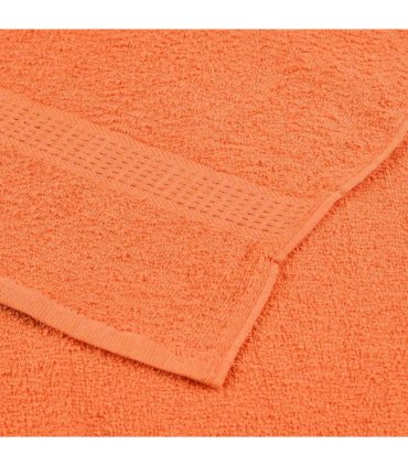 vidaXL Sauna Towels FROGN 2 pcs Orange 80 x 200 cm 360 100% Cotton
