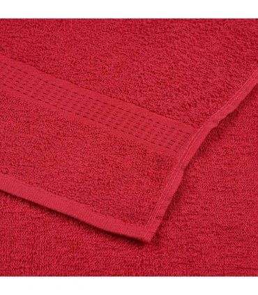 vidaXL Sauna Towels FROGN 4 pcs Red 80 x 200 cm 360 100% Cotton