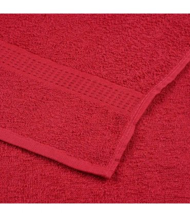 vidaXL Towels FROGN 4 pcs Red 100 x 200 cm 360 100% Cotton