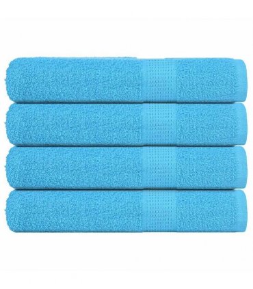vidaXL Sauna Towels "FROGN" 4 pcs Turquoise 80x200 cm 360 gsm