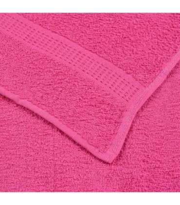 vidaXL Guest Towels "FROGN" 10 pcs Pink 30x50 cm 360 gsm