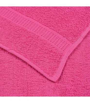 vidaXL Shower Towels "FROGN" 4 pcs Pink 70x140 cm 360 gsm