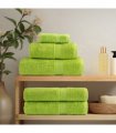 vidaXL Premium Towel Set 12 pcs SOLUND Apple Green 600 GSM 100% Cotton