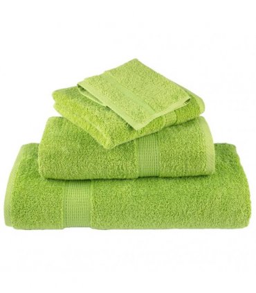 vidaXL Premium Towel Set 12 pcs SOLUND Apple Green 600 GSM 100% Cotton