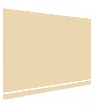 vidaXL Awning Replacement Fabric Cream 400x300 cm Polyester