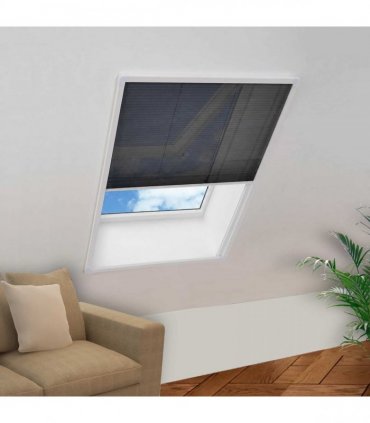 vidaXL Plisse Insect Screen Window 80 x 160 cm