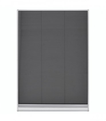 vidaXL Insect Plisse Screen Window Aluminium 160 x 80 cm with Shade