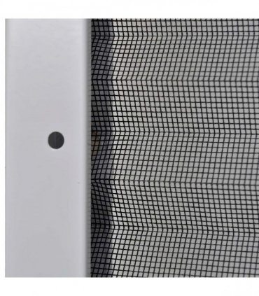 vidaXL Insect Plisse Screen Window Aluminium 160 x 80 cm with Shade