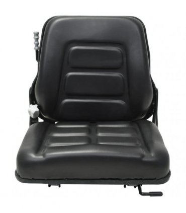 vidaXL Forklift & Tractor Seat with Suspension and Adjustable Backrest