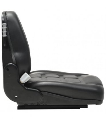 vidaXL Forklift & Tractor Seat with Suspension and Adjustable Backrest