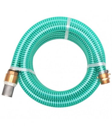 vidaXL Suction Hose with Brass Connectors 10 m 25 mm Green