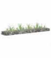 vidaXL Gabion Raised Bed Galvanised Steel 180x30x10 cm